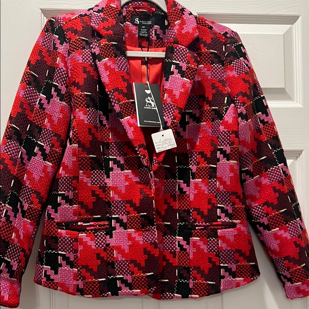 Stylish Red and Pink Women's Jacket